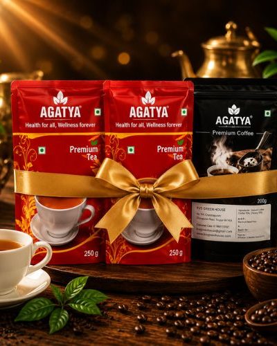 Combo pack 3 premium tea 250g pack of 2 and premium filter coffee 200g