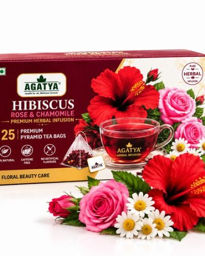 Hibiscus, Rose & Chamomile Flower Infusion - 25 Tea Bags