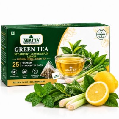 Green Tea Herbal Infusion with Spearmint, Lemon & Lemongrass - 25 Tea Bags
