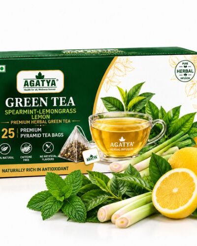 Green Tea Herbal Infusion with Spearmint, Lemon & Lemongrass - 25 Tea Bags